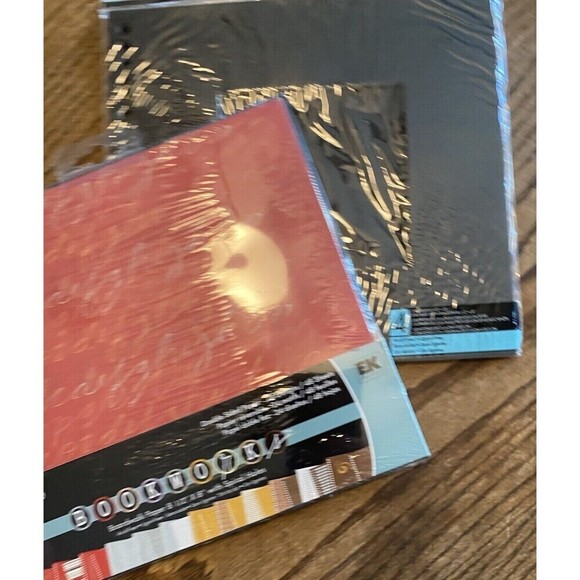 EK Success Bookworks Black Mat Boards Paper & Coils 8.5x8" w/ Spiral Holes NEW - Picture 11 of 11